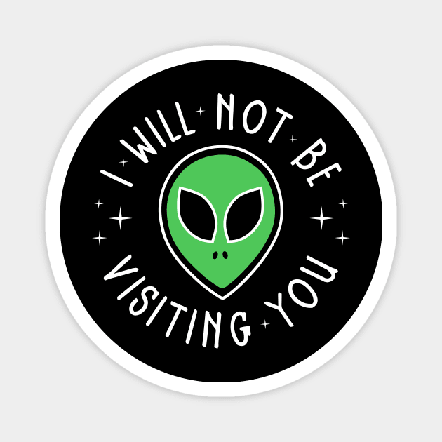 Alien Introvert Magnet by katiestack.art